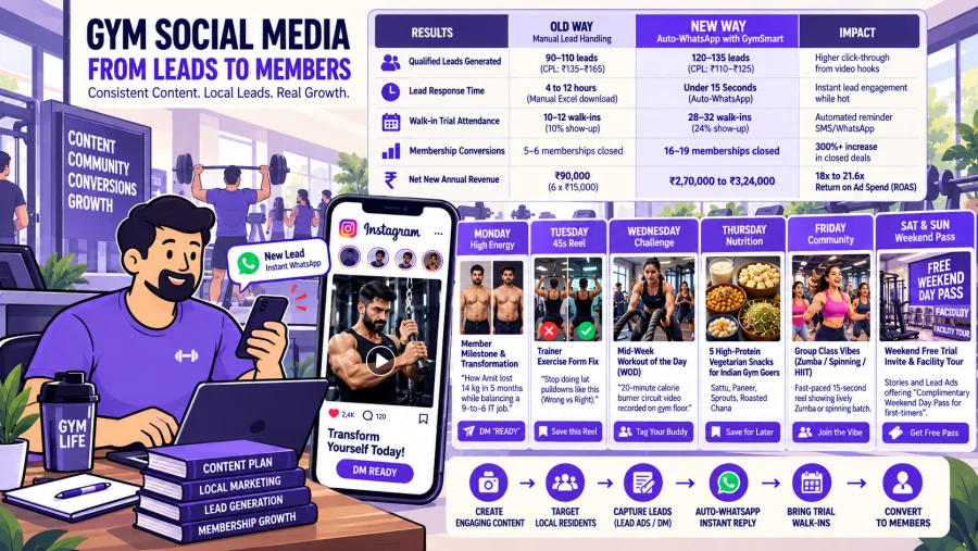How to Use Social Media to Increase Gym Memberships: The Complete Fitness Marketing Blueprint
