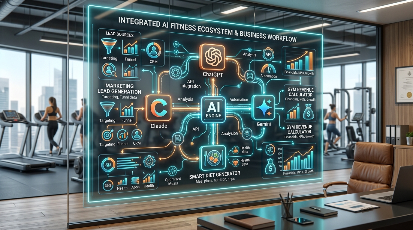 Integrated AI Fitness Ecosystem and Business Workflow