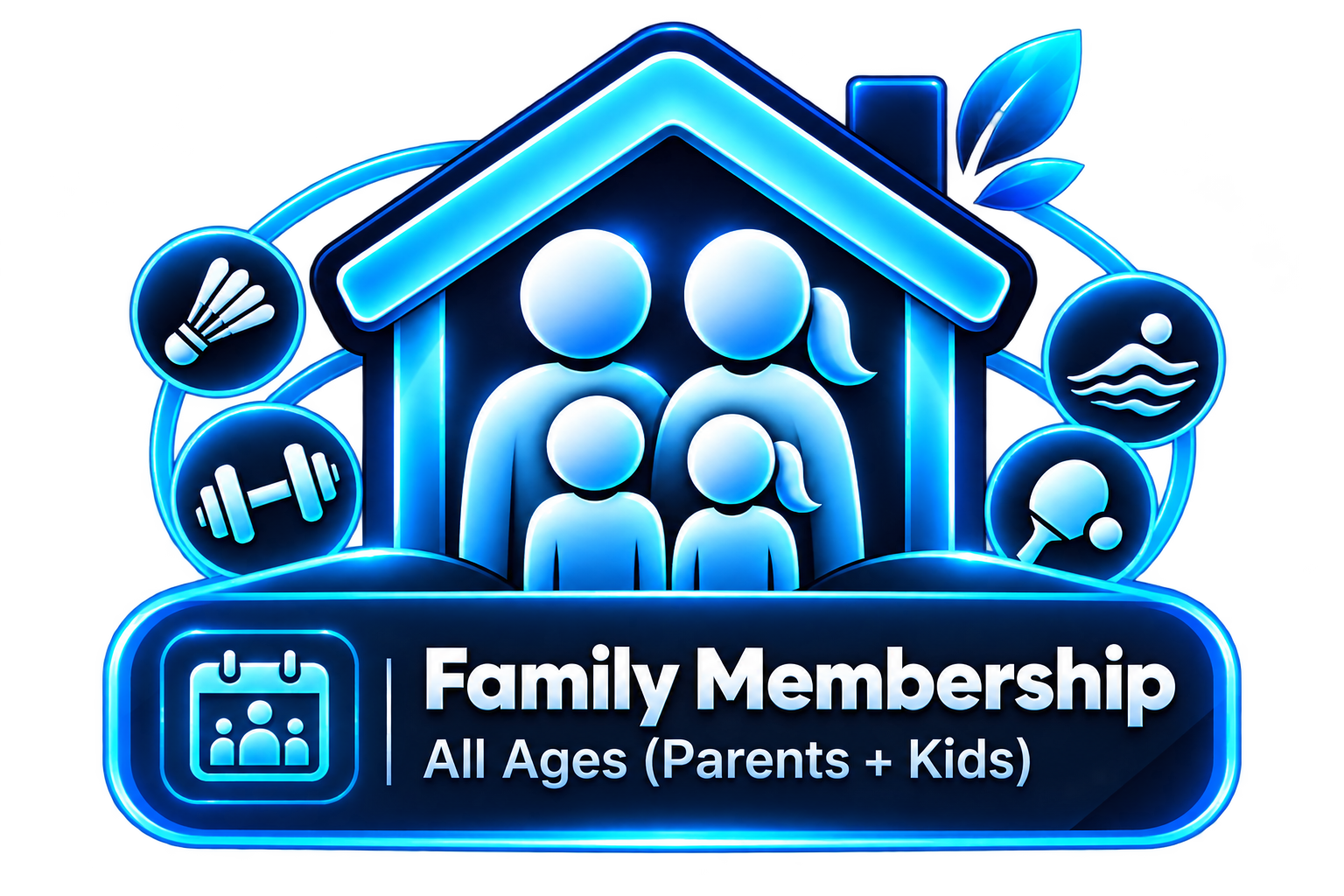 Family Membership 3D Badge