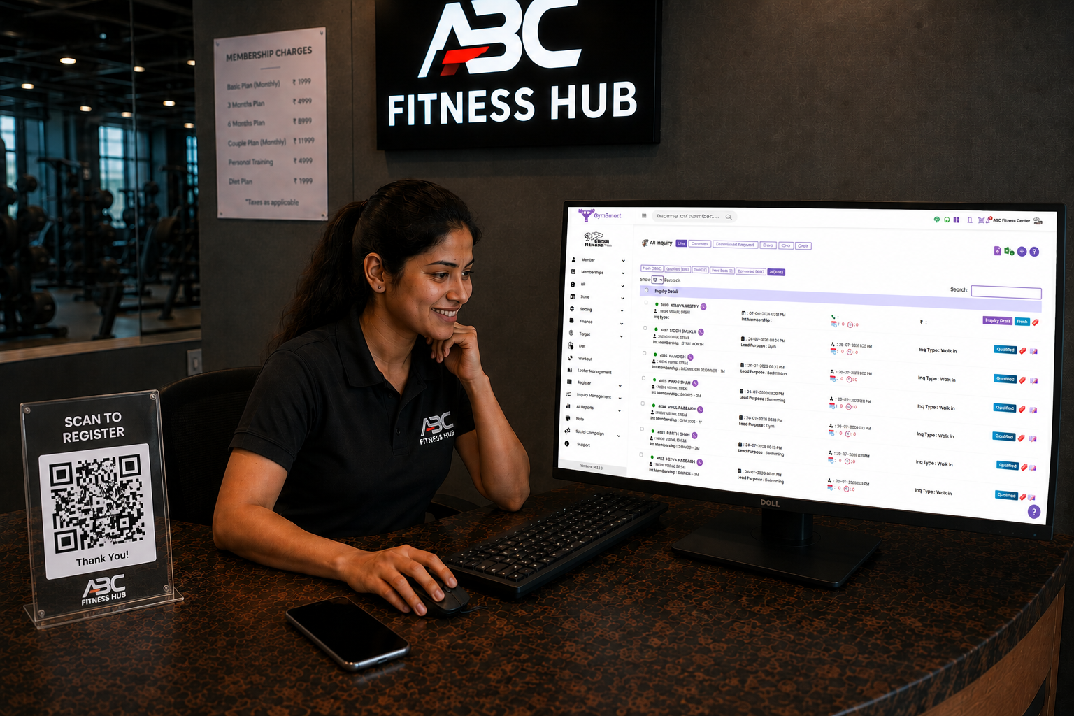 GymSmart Visual Kanban CRM Pipeline
