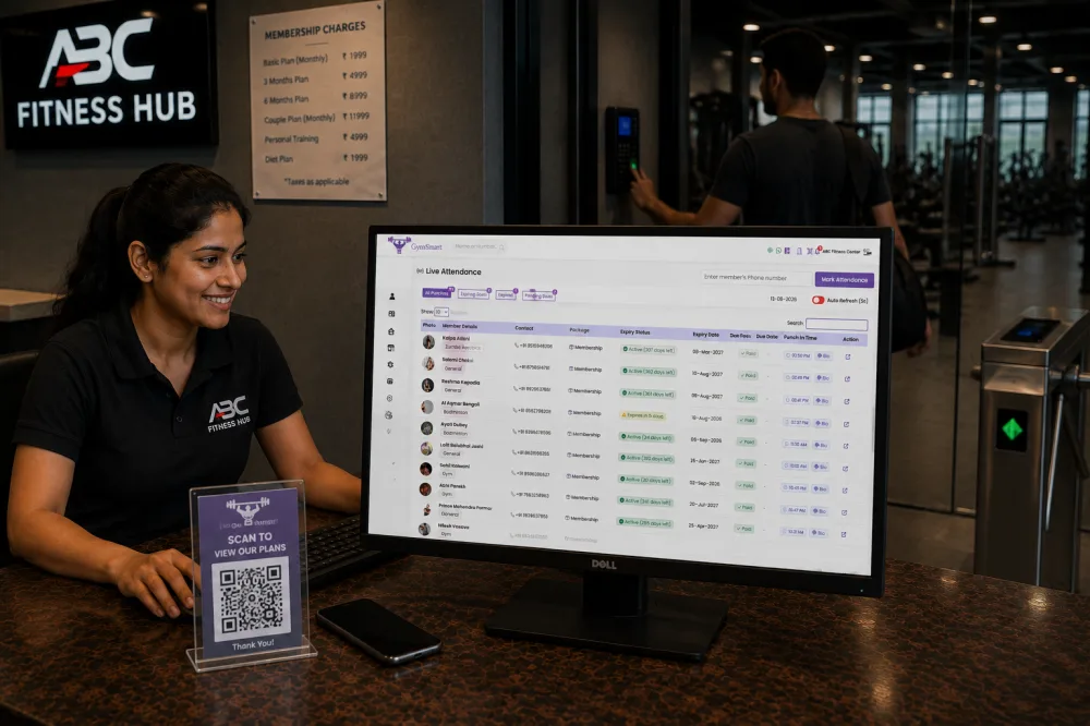 GymSmart Biometric Gate and Member App
