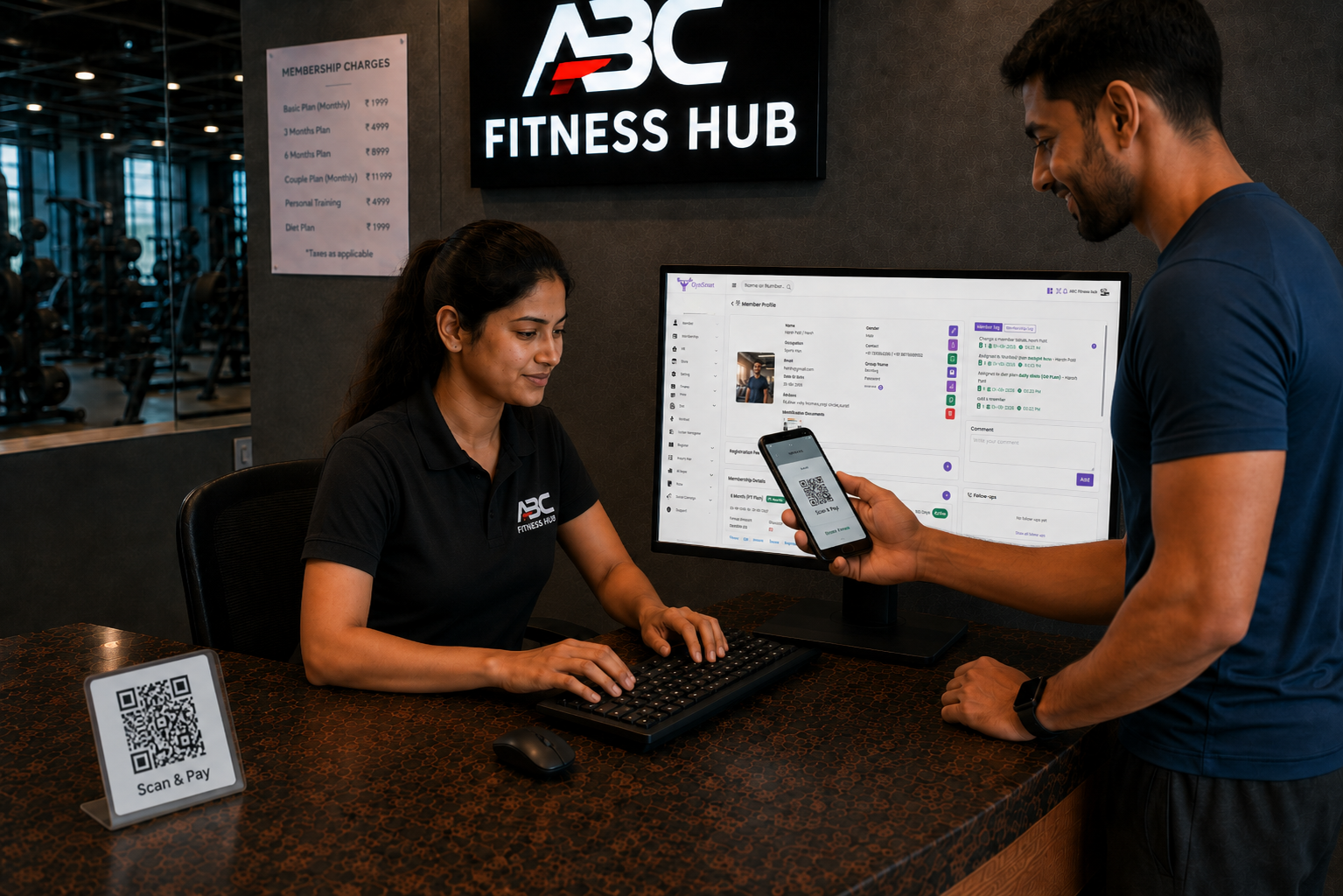 GymSmart 0% Dynamic UPI Split Billing