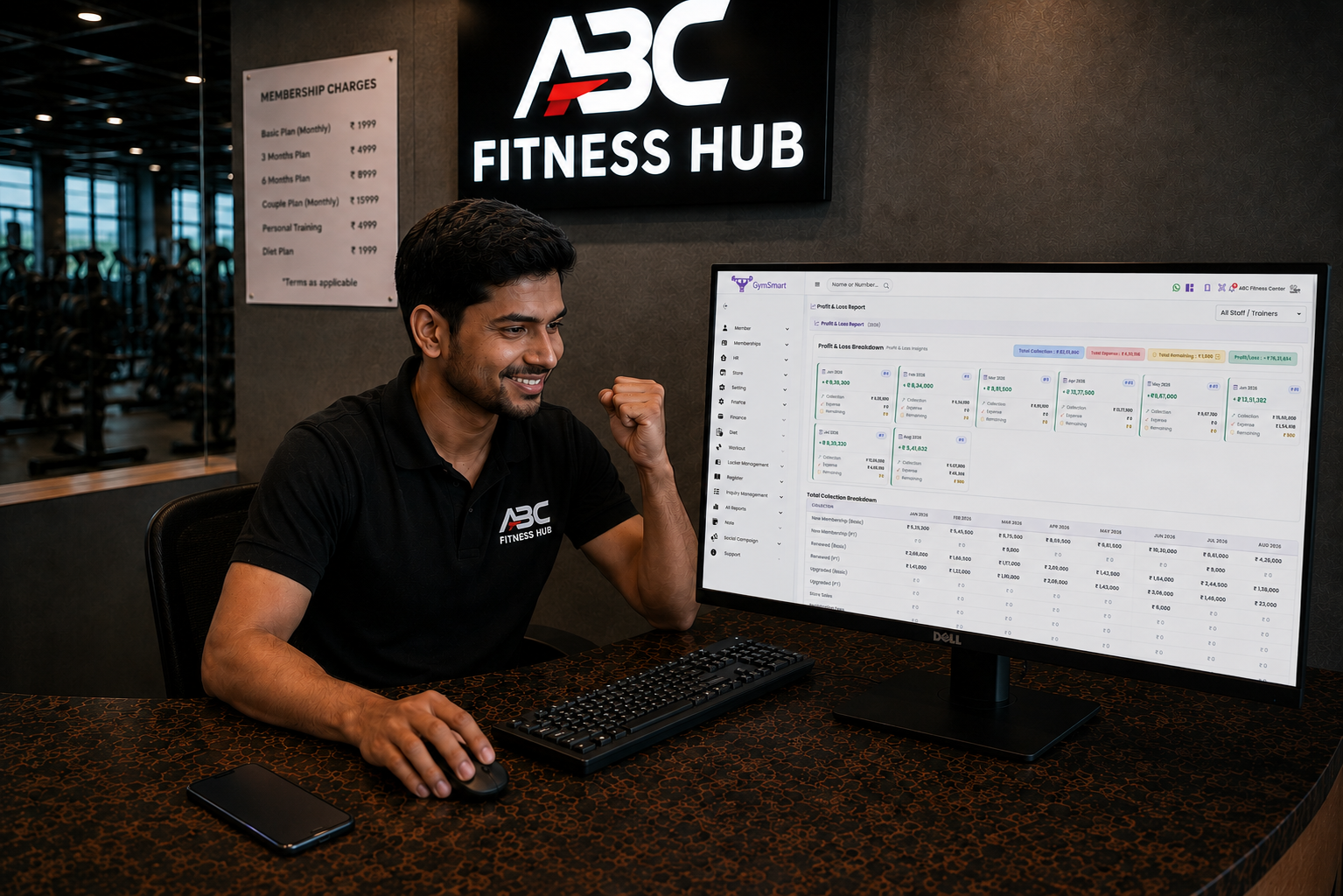 GymSmart Live Financial Audit PnL Dashboard