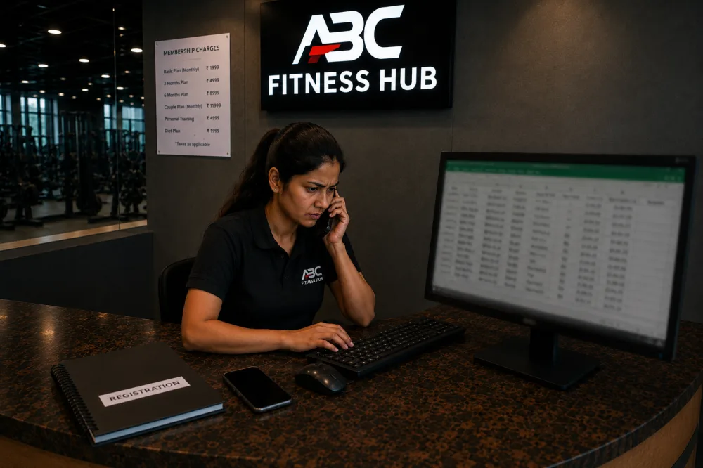 Outdated Gym Generic SMS Without Payment Link