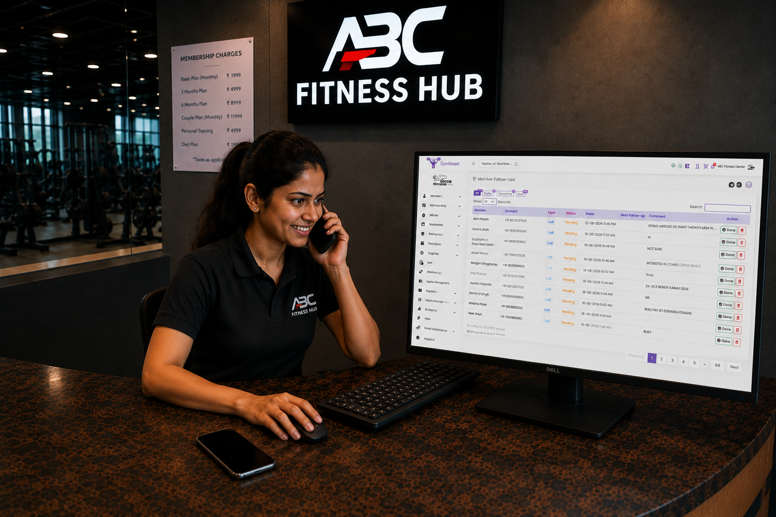 GymSmart WhatsApp Renewal Automation 1-Click UPI