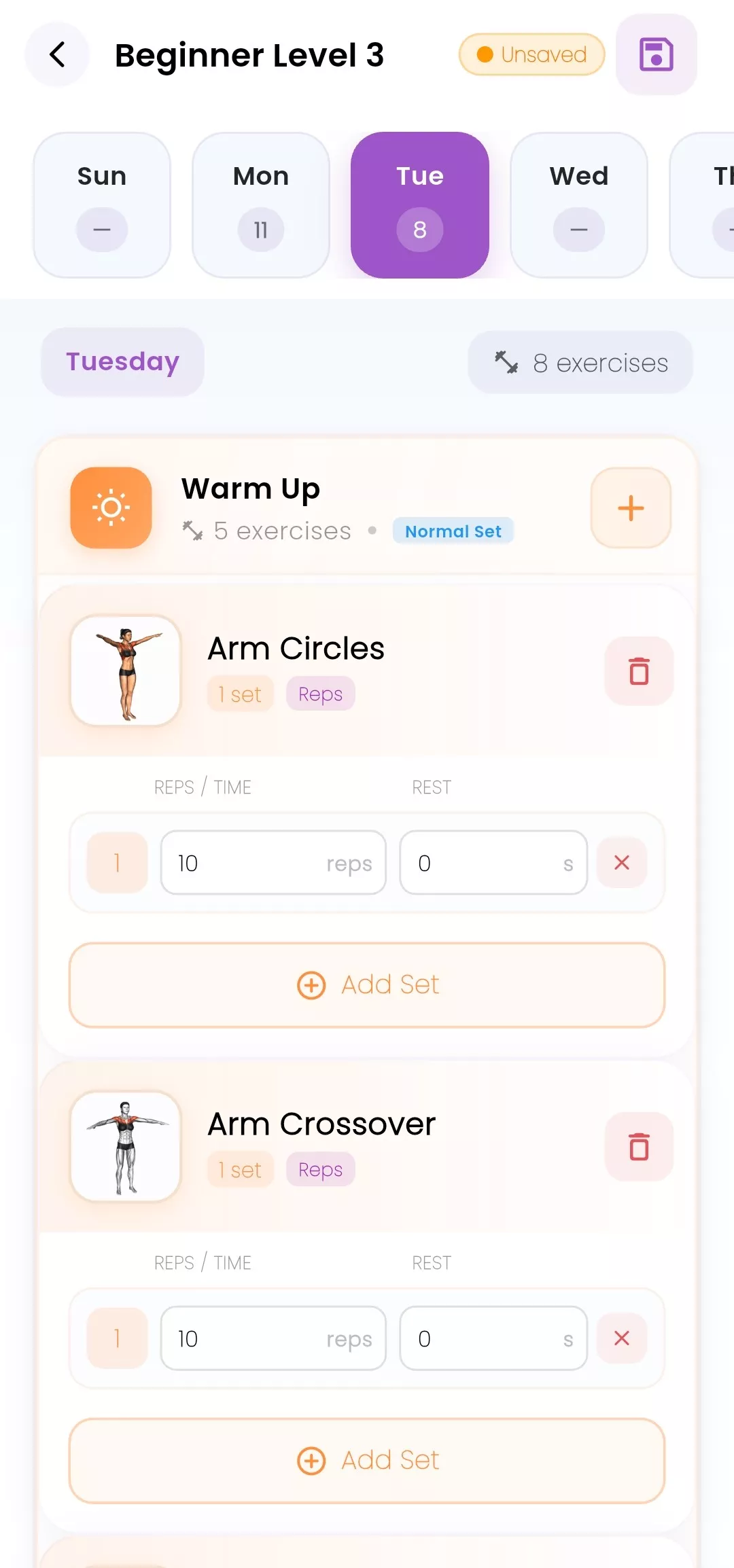 Trainer Workout Creation Tool
